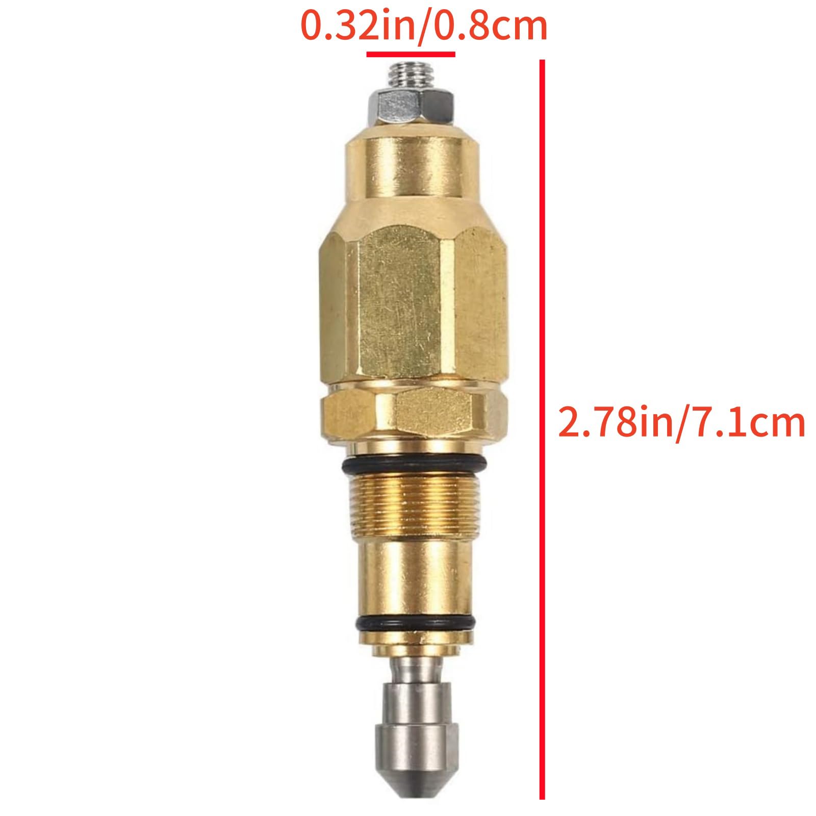 DAGIJIRD Kit de reconstrucción de válvula de descarga de bomba de lavado a presión AR42118 202328GS de repuesto para Annovi Reverberi RMW RMV SRMW