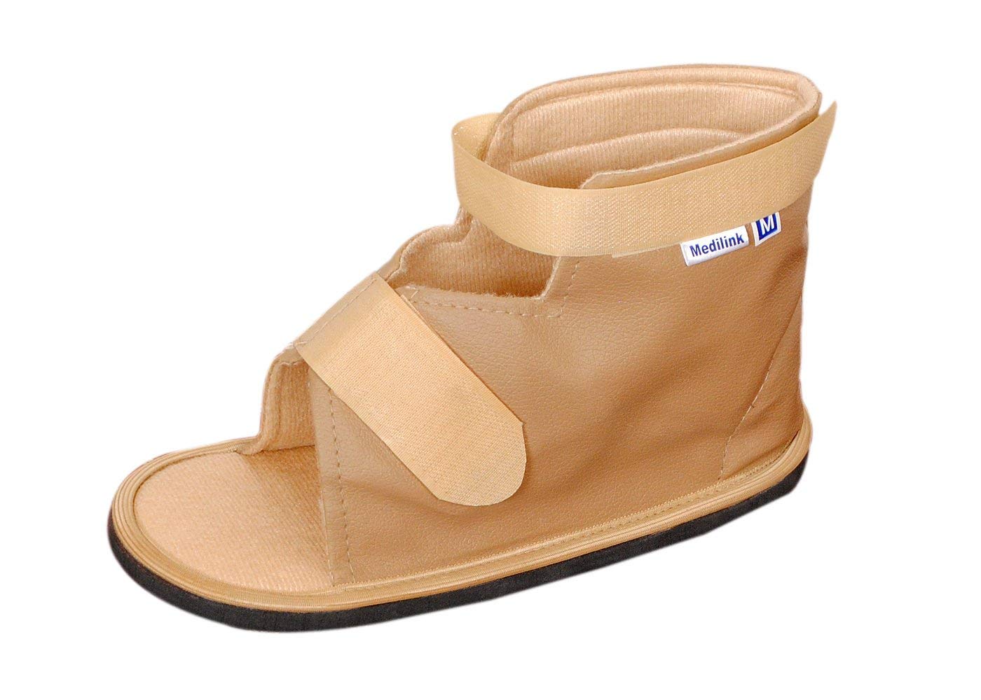 Tinor Cast Shoe Small Size | Lightweight Foot Support Cover for Plaster or Bandaged Foot | Smart & Trendy Medical Walking Cast Shoe | Sturdy Construction with Tapered Sole for Comfort & Protection