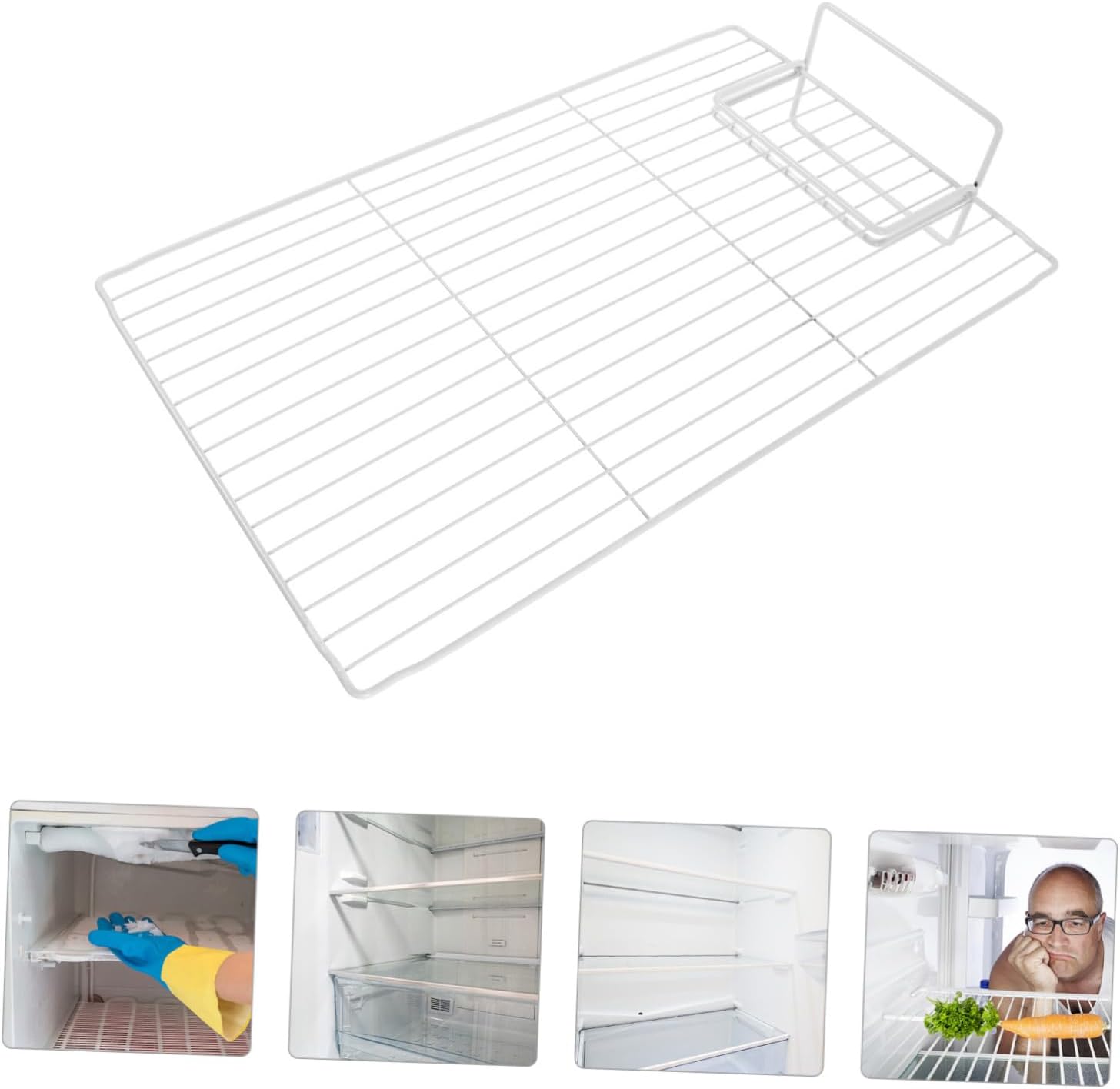 Refrigerator Organizers Iron Wire Dividers Replaceable Storage Partition for Deep Freezer