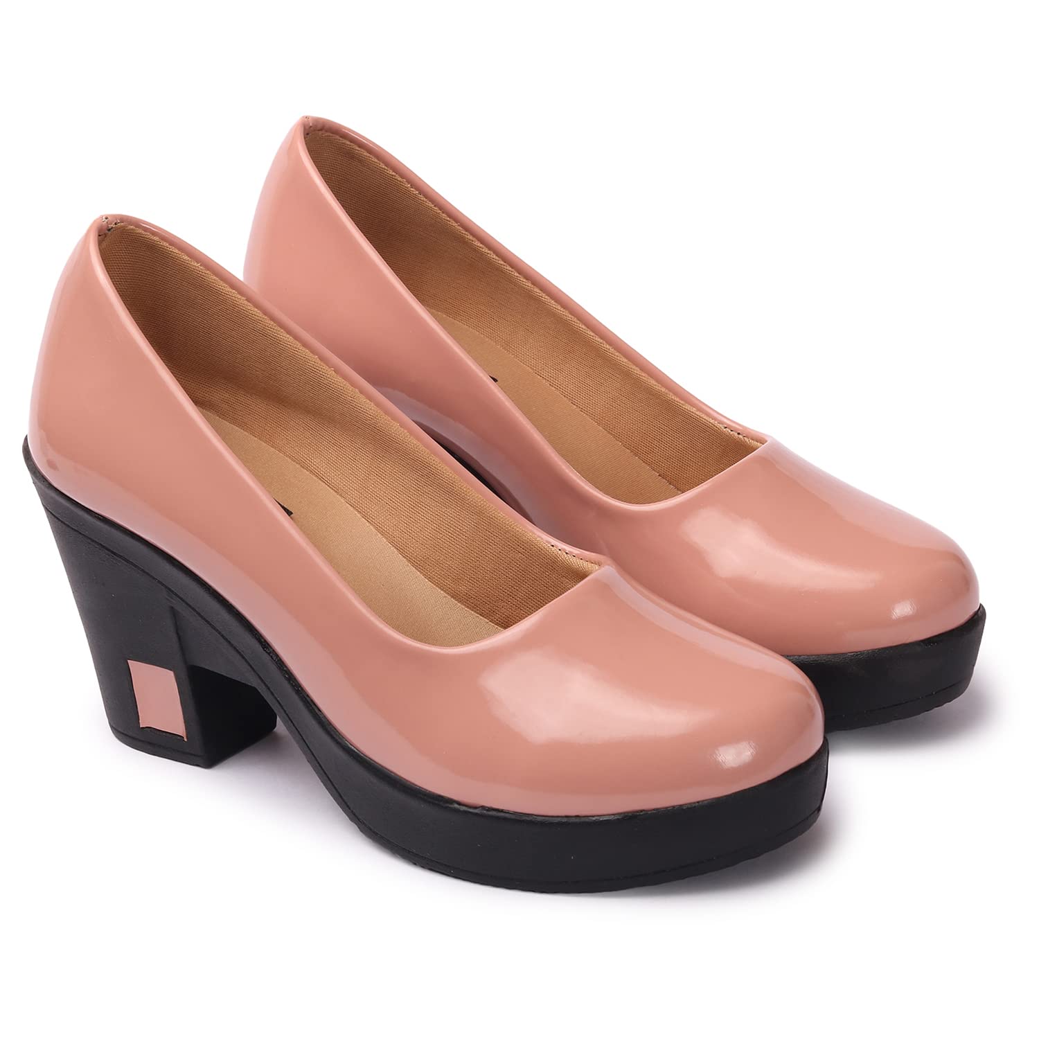 Earth Step Women Pumps Block Heel Formal Bellies Peach (B0BPHH6VGD) Amazon Price History, Amazon Price Tracker