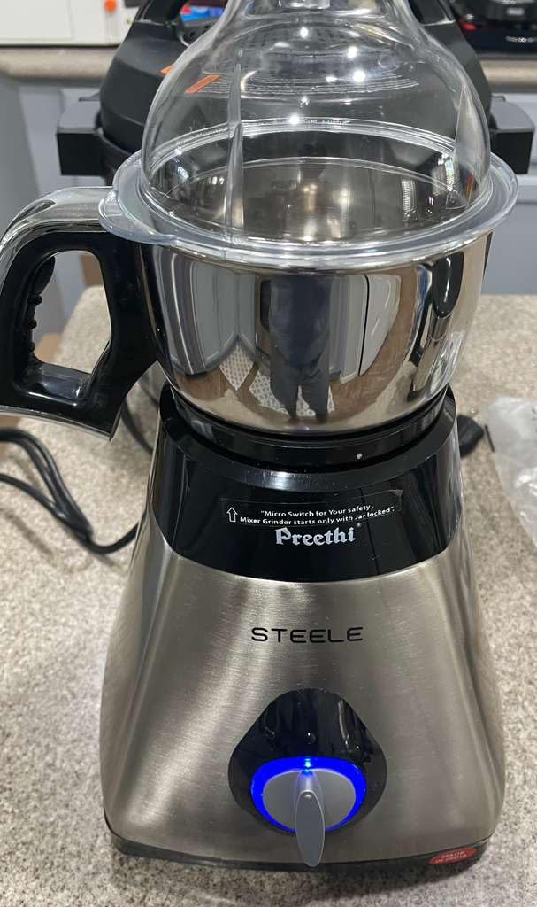 Preethi Steele 3-Jar Mixer Grinder, 550-Watt Japan | Ubuy
