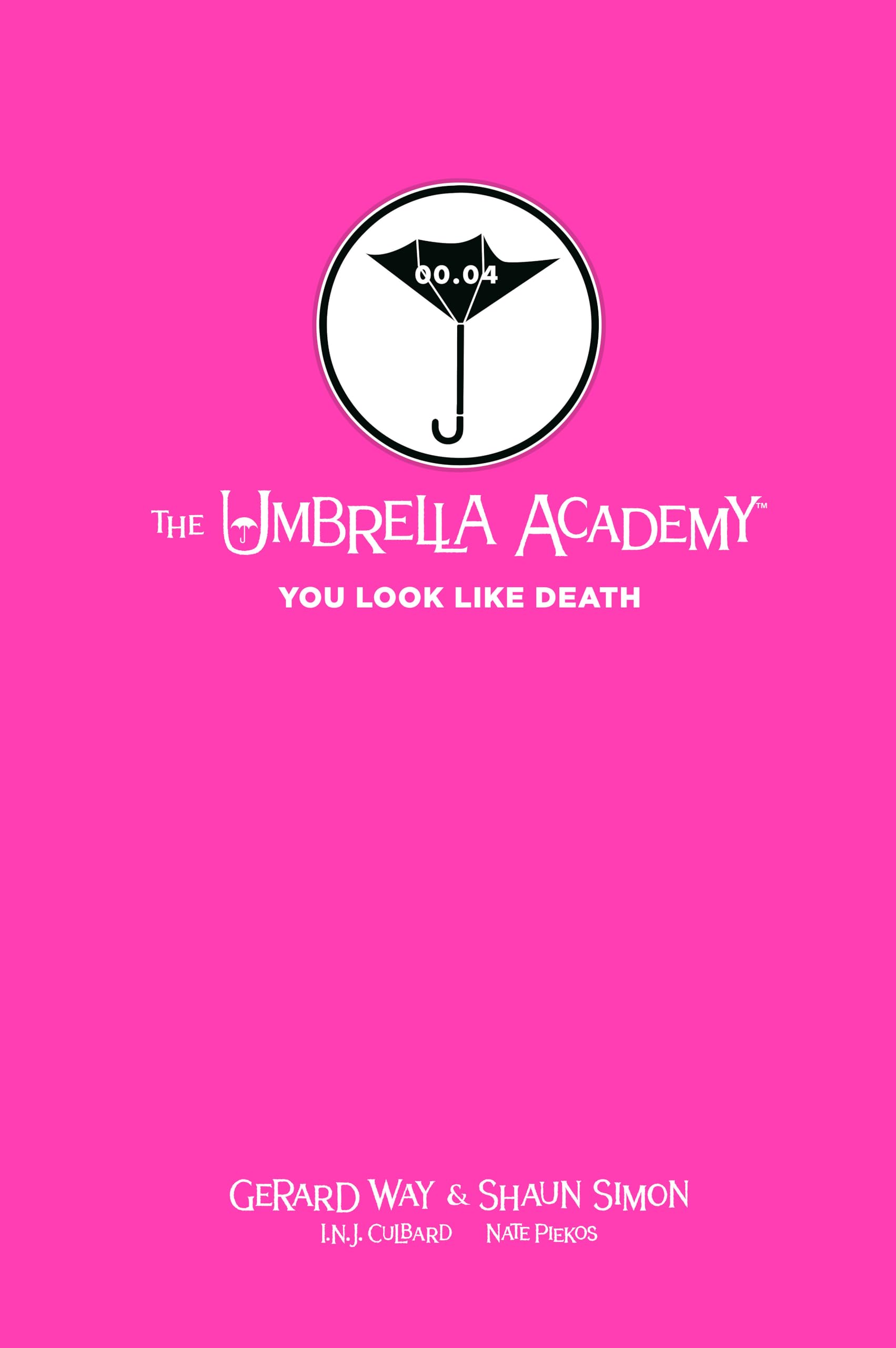 UMBRELLA ACADEMY YOU LOOK LIKE DEATH LIBRARY EDITION HARDCOVER (232 Pages)