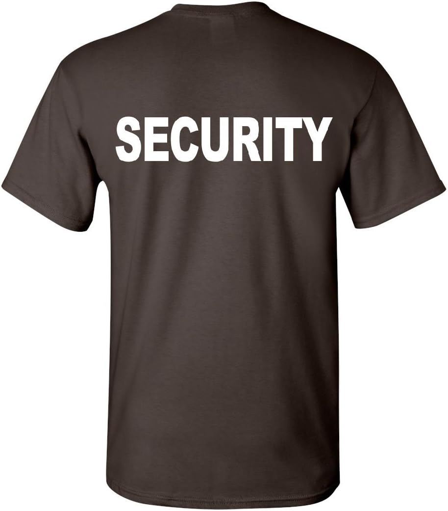 Security T-Shirt Bouncer Police Event Staff Uniform Guard Mens Tee Shirt