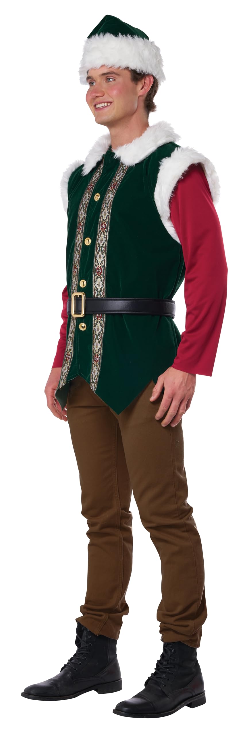 California Costumes Conjunto de elfo navideño para hombre