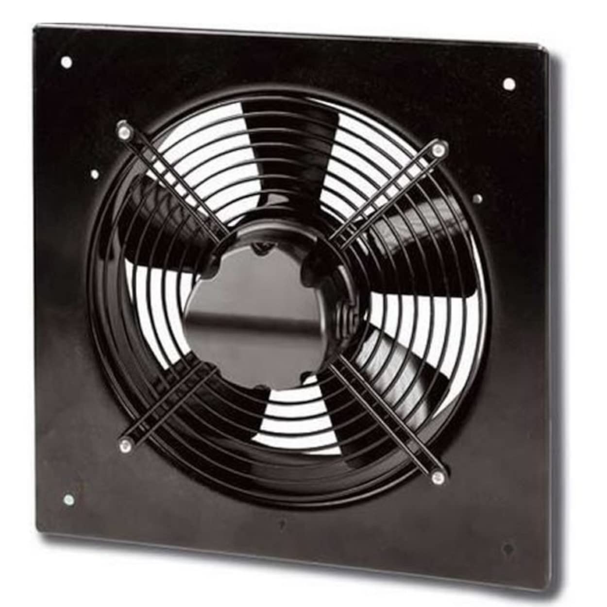 Ventilateur mural EQ/T Série 400 V avec débit 500 à 11200 m³/h IP54 pour extraction d'air