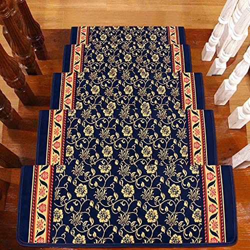 Alfombra duradera para escaleras de diseño rectangular y tejido estampado Estilo 12 2