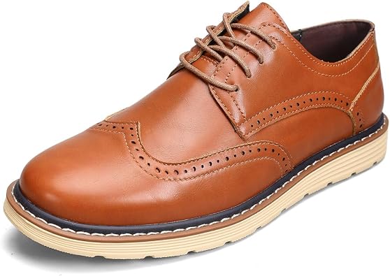 Mens lace up classic formal shoes, business casual sports shoes