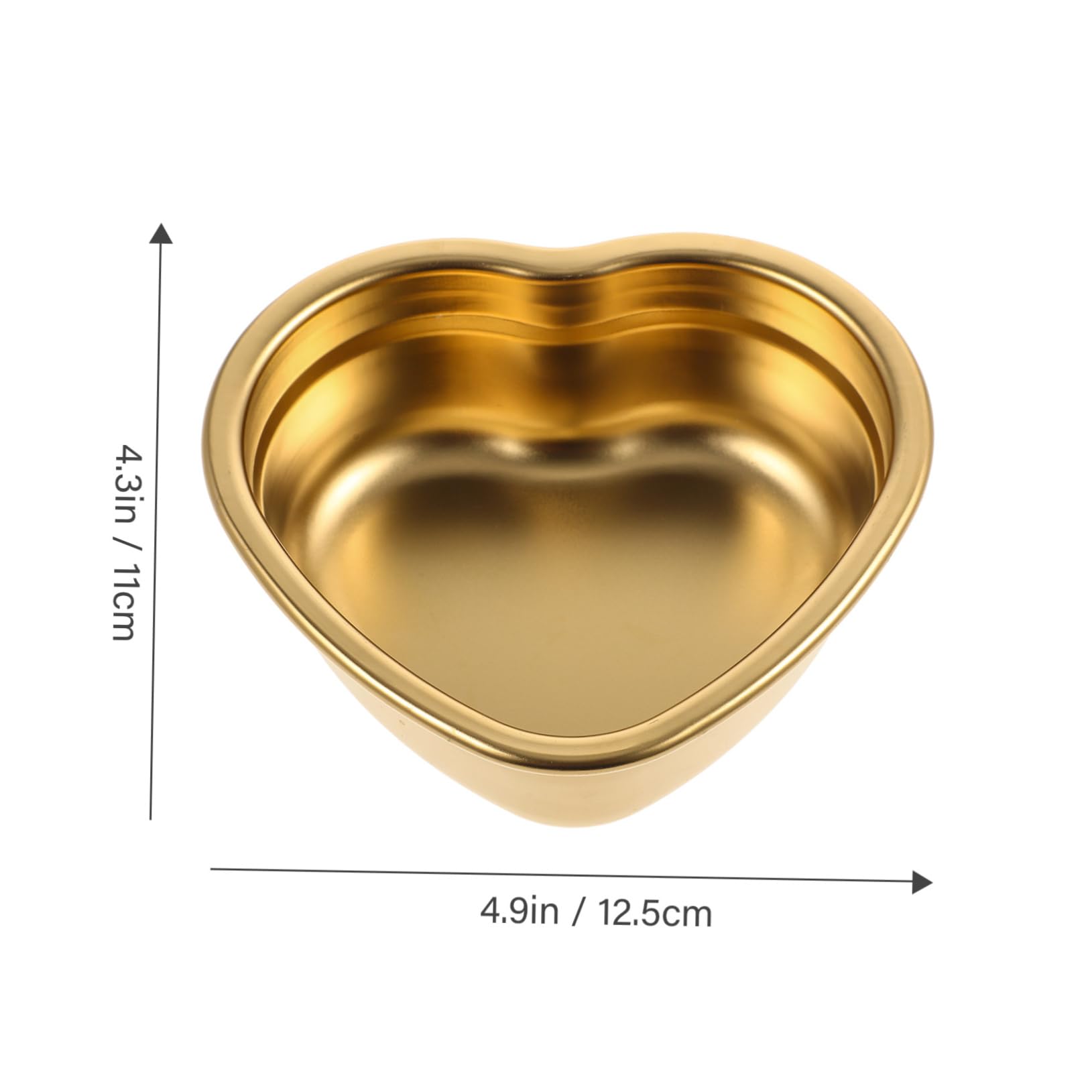 OUNONA Heart Shaped Stainless Steel Snack Plate Dessert Dish for Easy to Clean Grill Plate for Parties and Family Gatherings Resistant Dinnerware for Home and Restaurant Use
