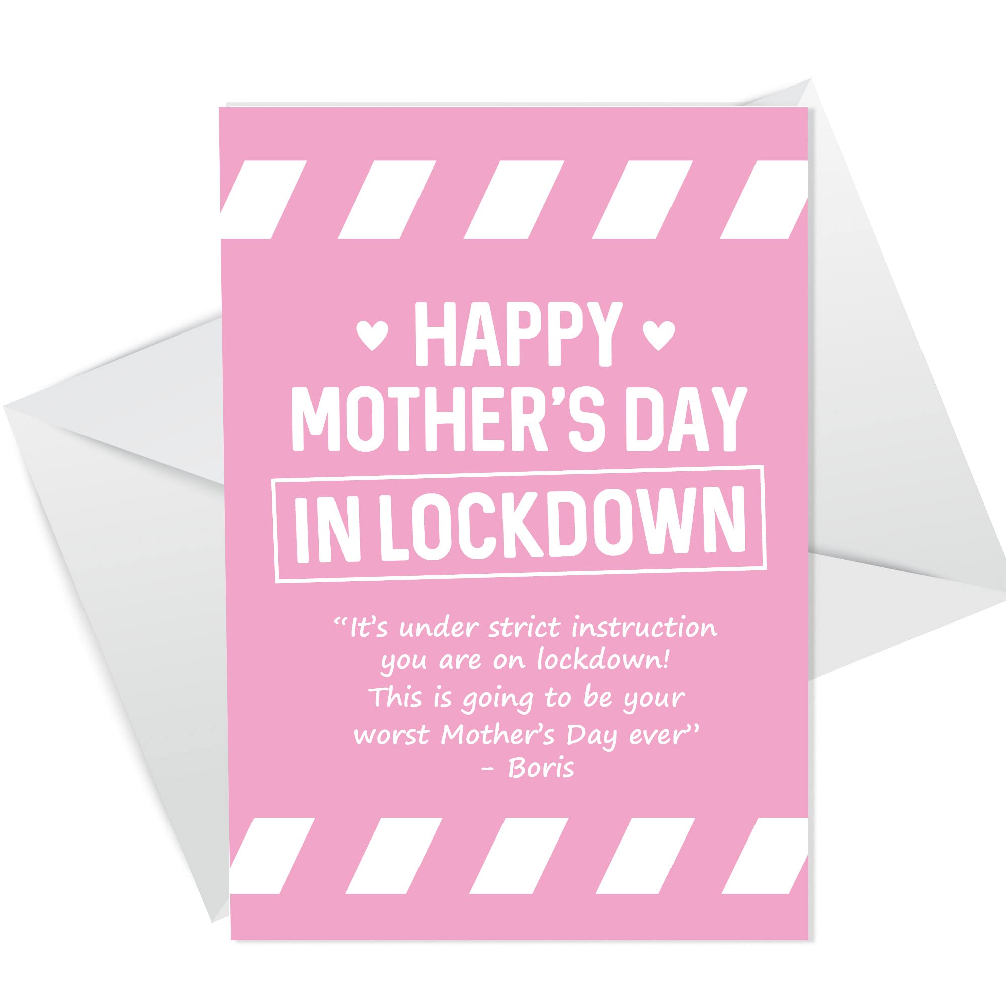 Funny Mothers Day Card For Mum Lockdown Isolation Design Rude Card For Her