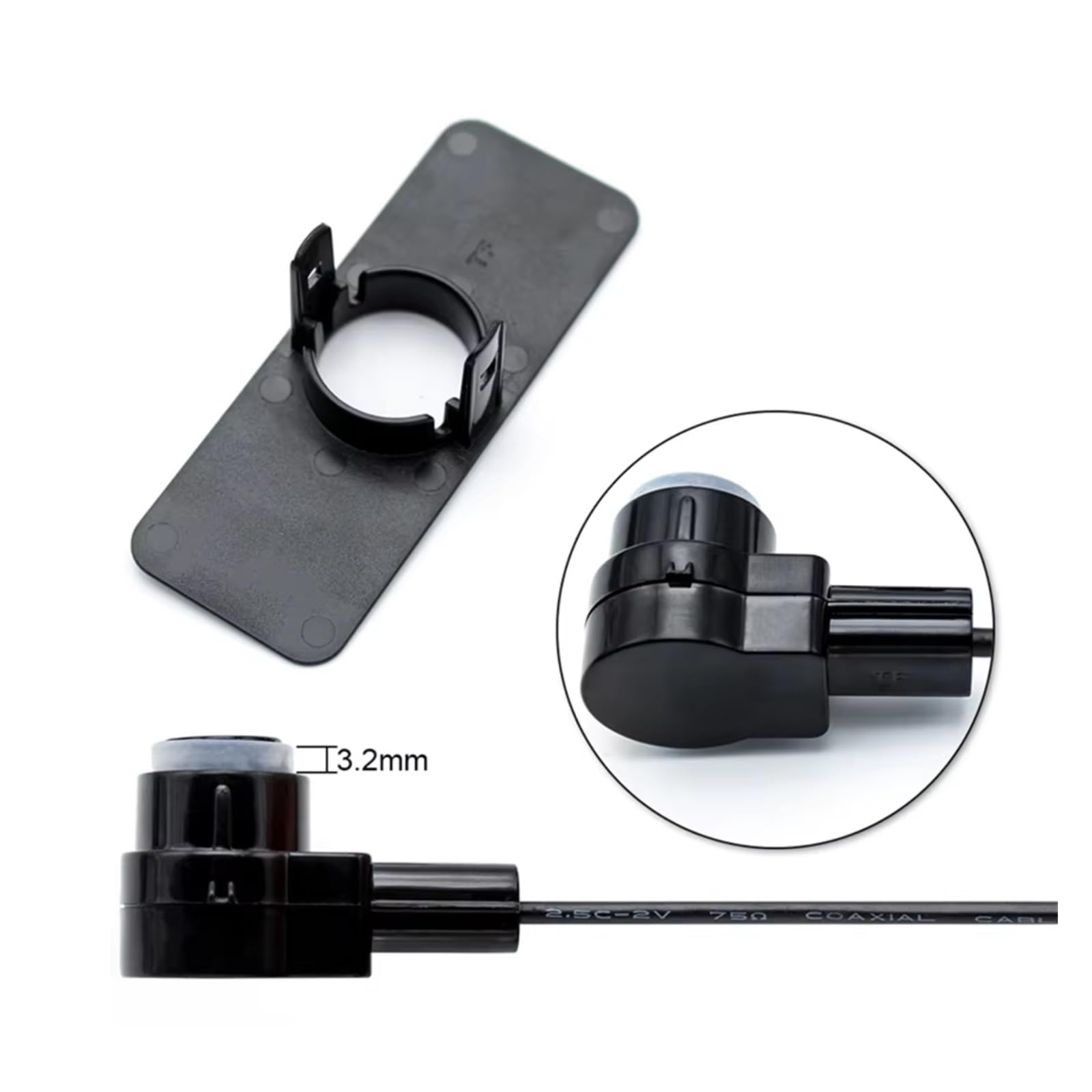 Sensores Aparcamiento Coche Asistente De Sensor Aparcamiento Para Coche Parktronics 4 Negro/plata/blanco Sensores Planos 13 Mm, Radar Marcha Atrás Sonido Alarma Sonora Radar Marcha Atrás(Silver Sensor
