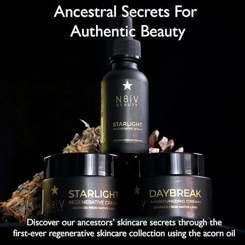 Miniatura 6 de N8iV Beauty Crema hidratante Daybreak con aceite de bellota, aceite de semilla de jojoba hidratante, repara y revitaliza la piel con células madre