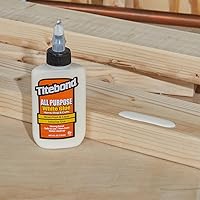 Vista 2 de Titebond pegamento multiusos blanco, para el hogar, taller, escuela y manualidades, versátil, se seca rápido y transparente, fácil de usar, limpieza