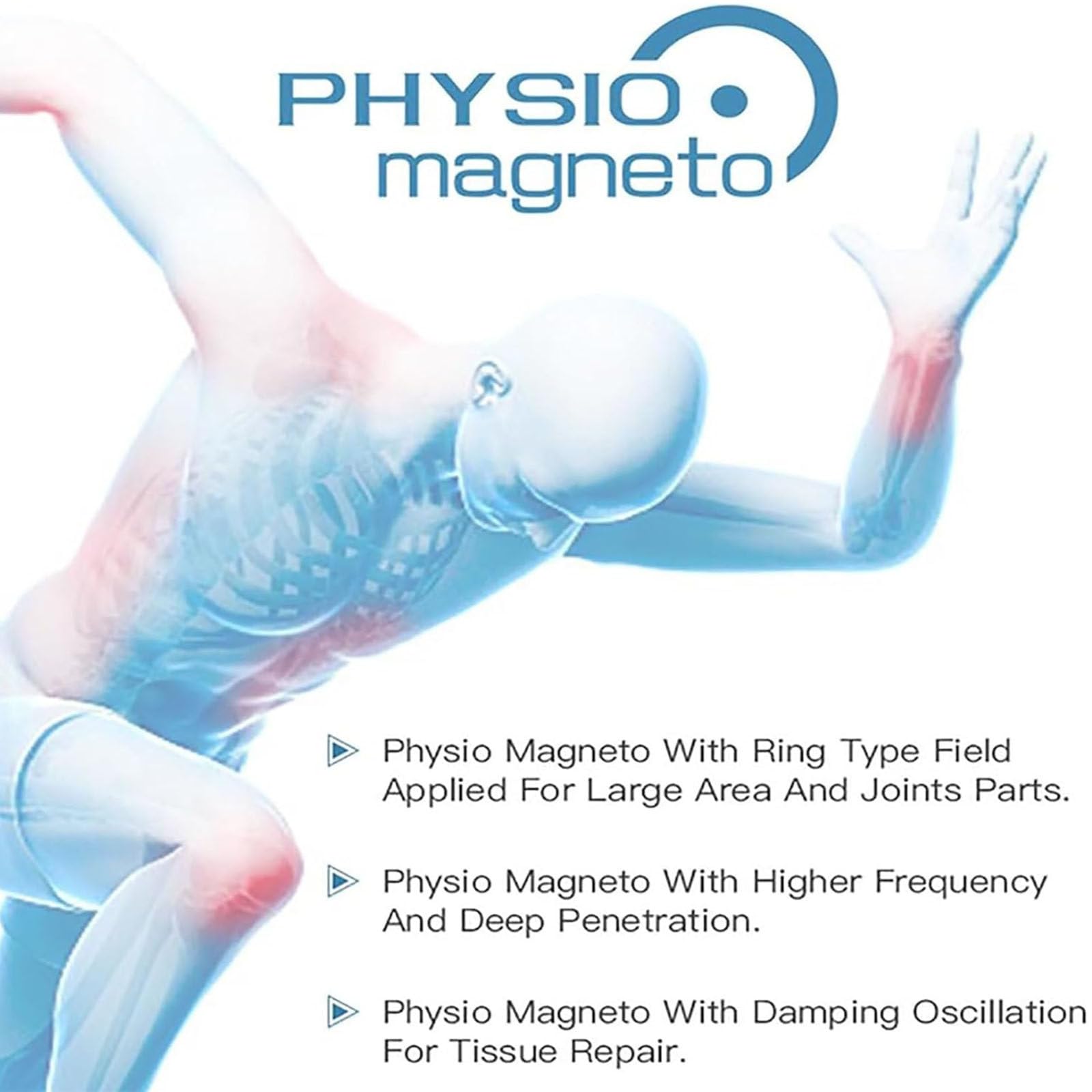 Dispositivo per terapia ED, dispositivo per terapia elettromagnetica, 2 modalità di lavoro e effetto campo magnetico 4t, intensità regolabile e frequenza 1000-3000khz