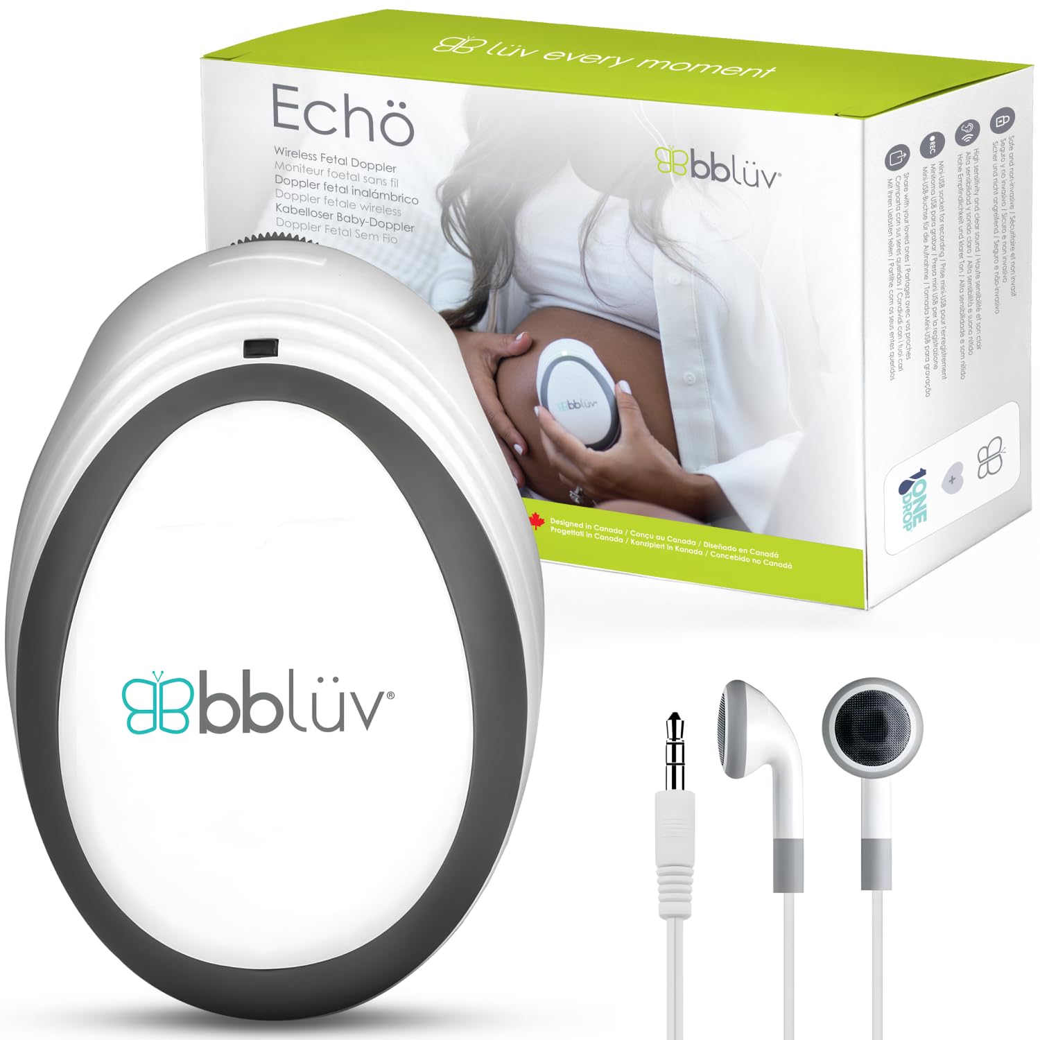 Echo: Hear, Share the Sounds of Baby in Your Belly - Portable and