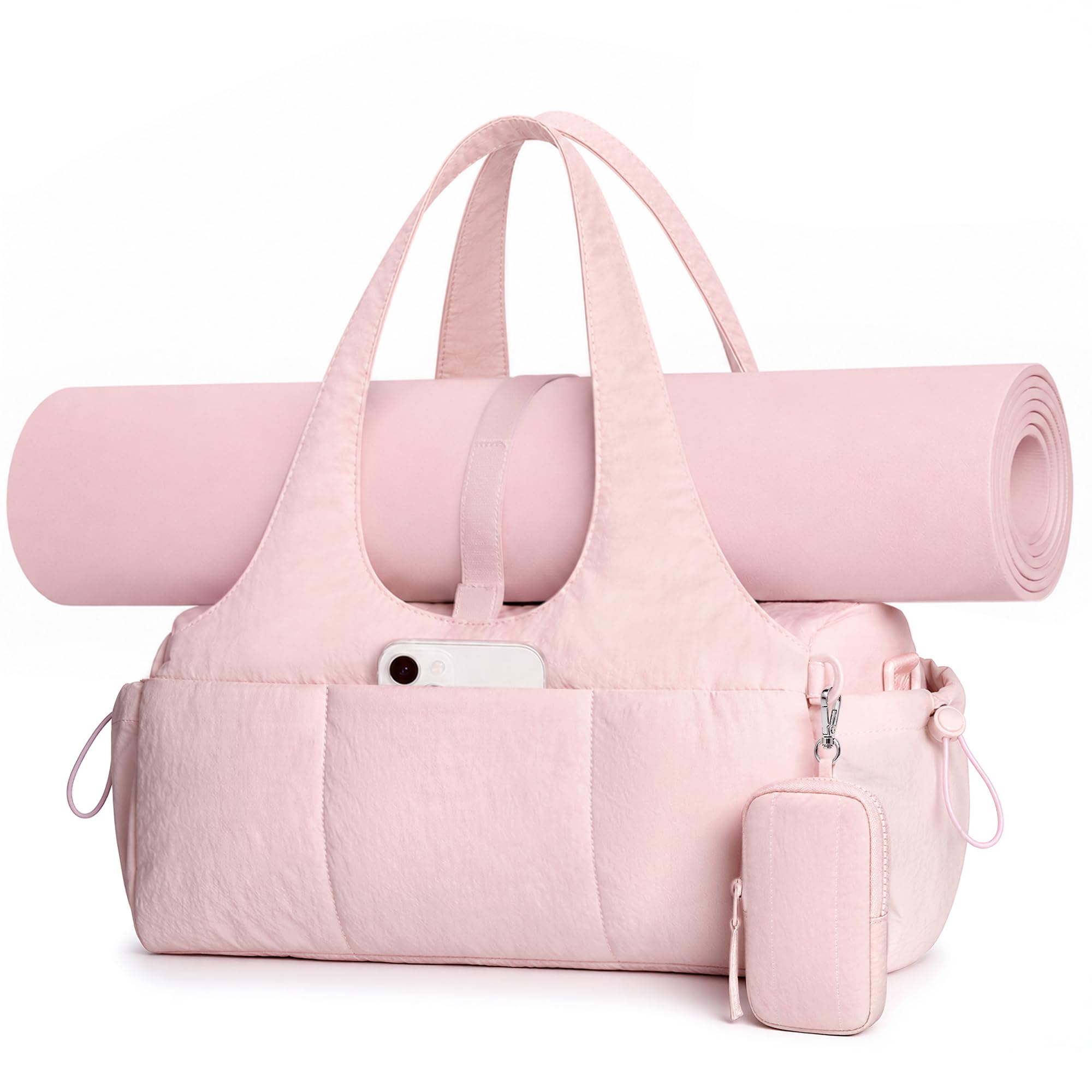 Gym Bag for Women with Yoga Mat Holder Mini Gym Bags Sports Dance Workout Yoga Bag