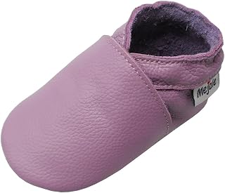 Mejale Leather Moccasins Anti Slip Toddler
