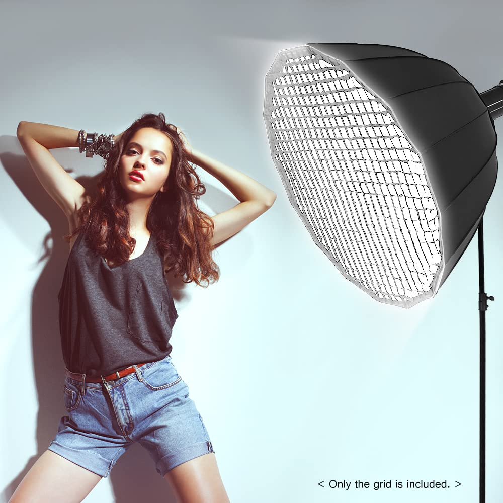 Andoer 90 cm / 35 pollici Softbox Honeycomb Grid 16 Robs Fotografia Profonda Parabolic Softbox Grid per Studio Fotografia