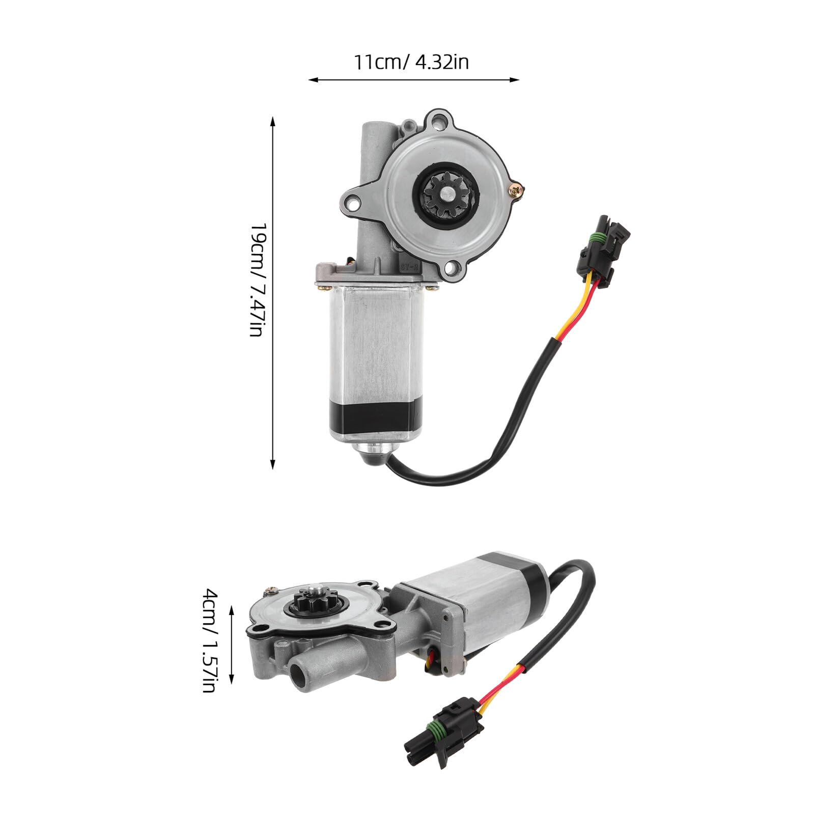Motor de Paso para Escalón de Autocaravana Silencioso Motor Eléctrico de Rendimiento Diseño para Autocaravanas Campers y Remolques Fácil Instalación y Funcionamiento