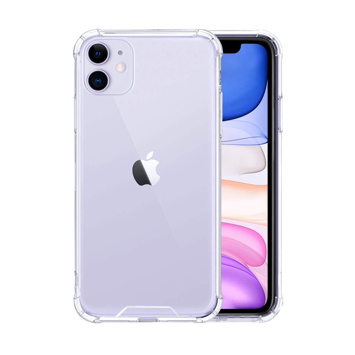rooCASE iPhone 11 Pro, Plexis Slim and Lightweight Clear TPU PC Cover