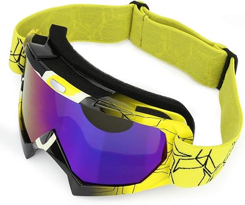 Miniatura 8 de JAMIEWIN - Gafas de motocross ATV, motocicleta UTV MX OTG, gafas de ciclismo, todoterreno anti UV a prueba de polvo, antiniebla, gafas de esquí para