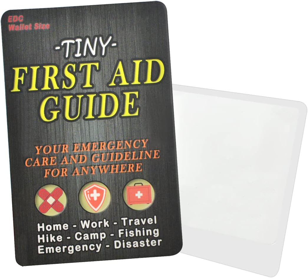 First Aid Pocket Guide Tiny and Durable First Aid