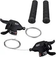 WEEROCK Alavanca de câmbio de bicicleta 24 velocidades 3x8 Alavanca de câmbio de marchas para mountain bike