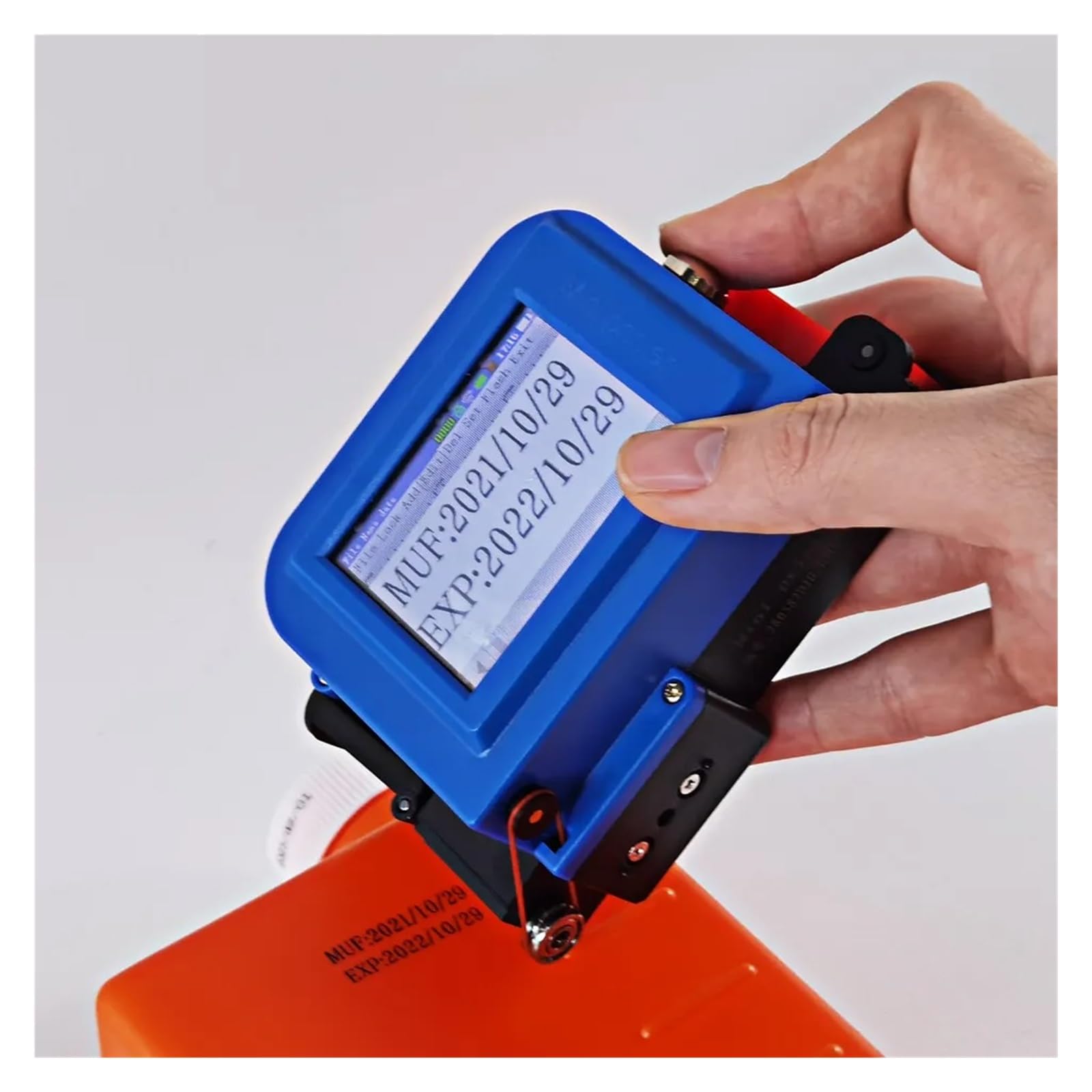 Stampante a getto d'inchiostro portatile, Mini stampante a getto d'inchiostro a colori portatile Bicchieri in plastica for a intelligente con codice QR personalizzato