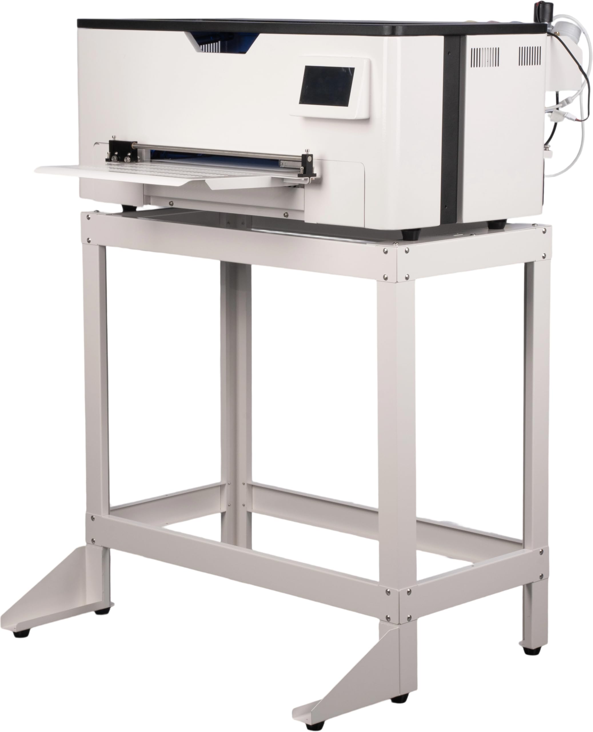 A3 DTF Printer with XP600 Printhead, Roll Feeder &amp; Stand, Transfer Printing Machine with White Ink Circulation, DIY POD T-Shirt Printer Bundle with Inks, Powder &amp; Film