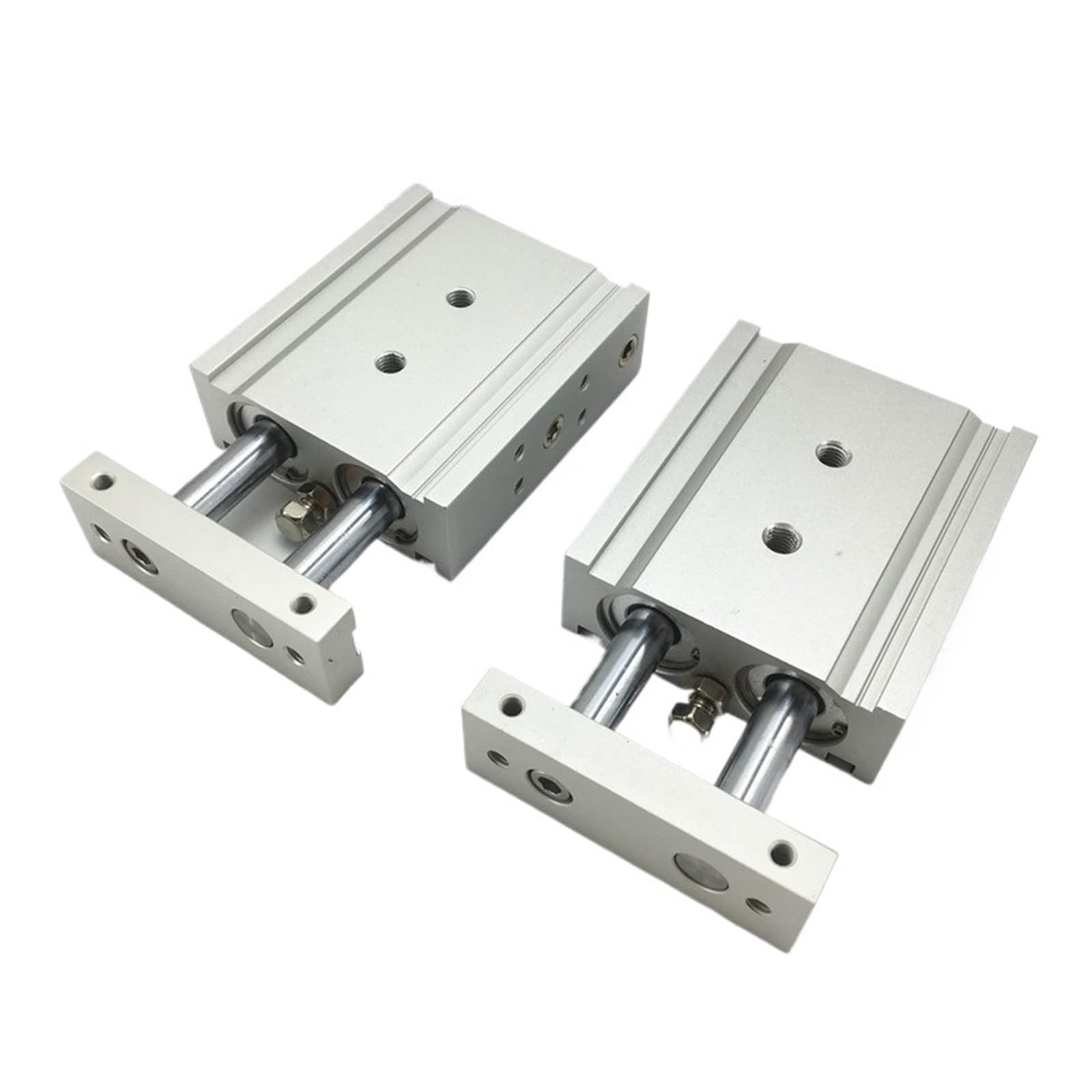 Cilindro de doble vástago CXSM32-20 y piezas neumáticas de guía