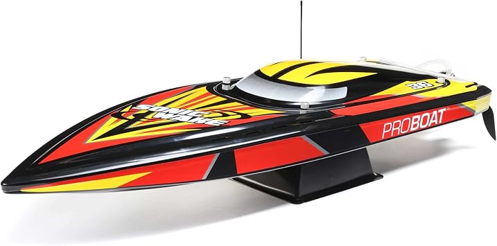 Pro Boat Sonicwake V2 36" Self-Righting Brushless RC Boat Deep-V RTR Batteries and Charger Not Inccuded Black PRB08032V2T1