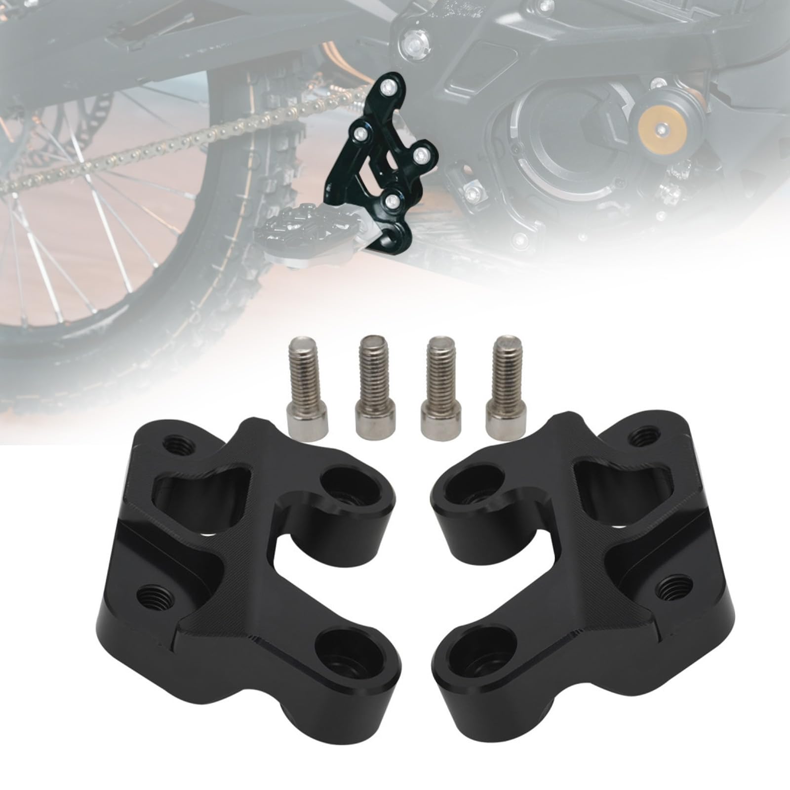 JFG RACING Sur Ron Lowering Bracket CNC Aluminum Foot Peg