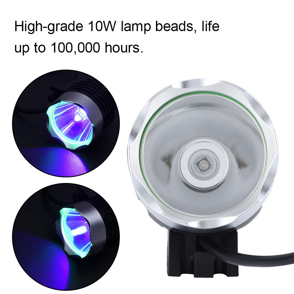 Fockety Perles de lampe ABS 10W Lampe ultraviolette USB 5V, lampe à polymériser en résine UV, et solide pour la réparation de téléphone portable Durcissement à l'huile verte