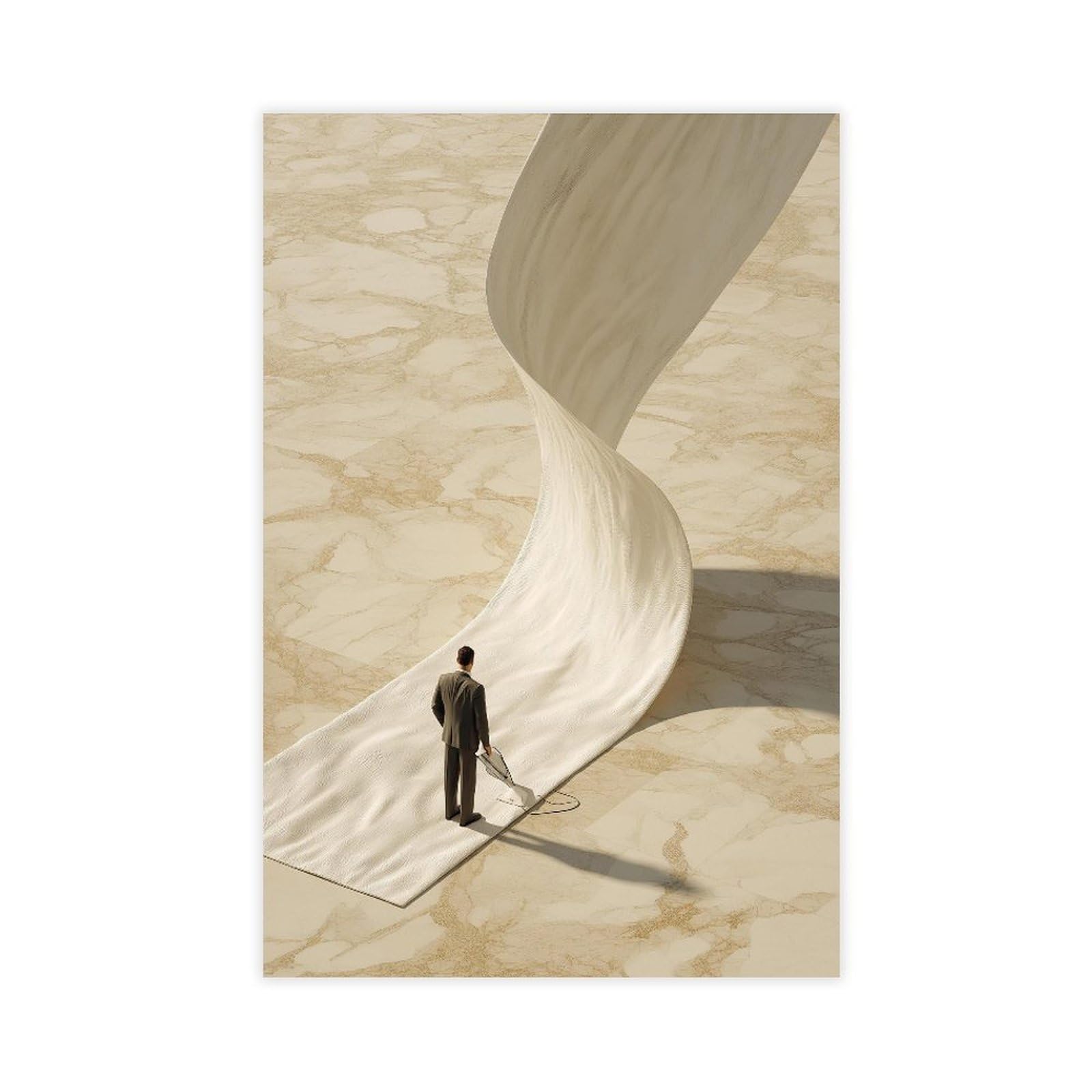 YWTJAX Minimalist Surreal Poster Canvas Poster for Dorm Room Decor Gift