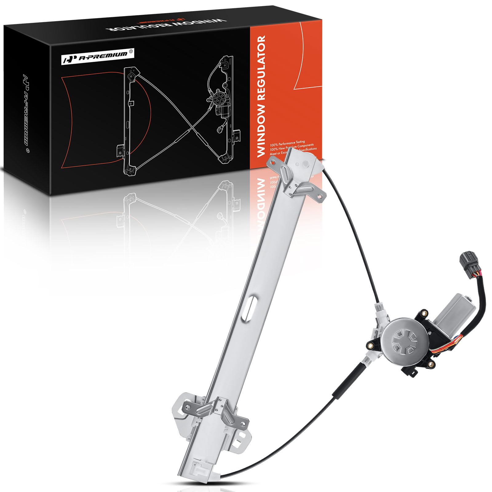 A-Premium Power Window Regulator with Motor Replacement for Honda Accord 2003-2007 Sedan Front Left Driver Side