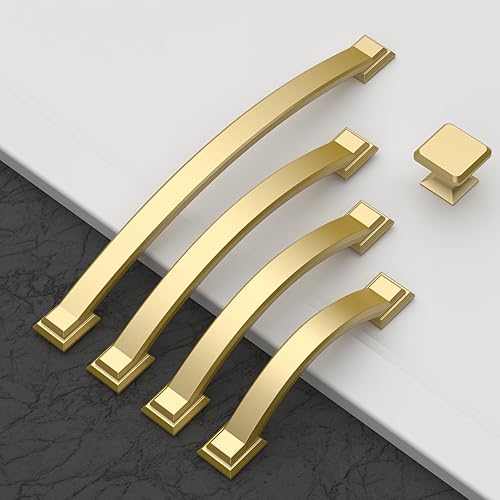 Miniatura 8 de Amerdeco ZH0016 - Paquete de 6 tiradores de gabinete de níquel satinado cepillado de 3 pulgadas (2.992 in), manijas para accesorios de gabinetes de