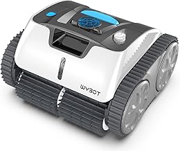 WYBOT Wireless Pool Cleaner Robot for Background/Walls/Water Line, During 120 mins with Route Planning, Fast Charging, up to 120㎡