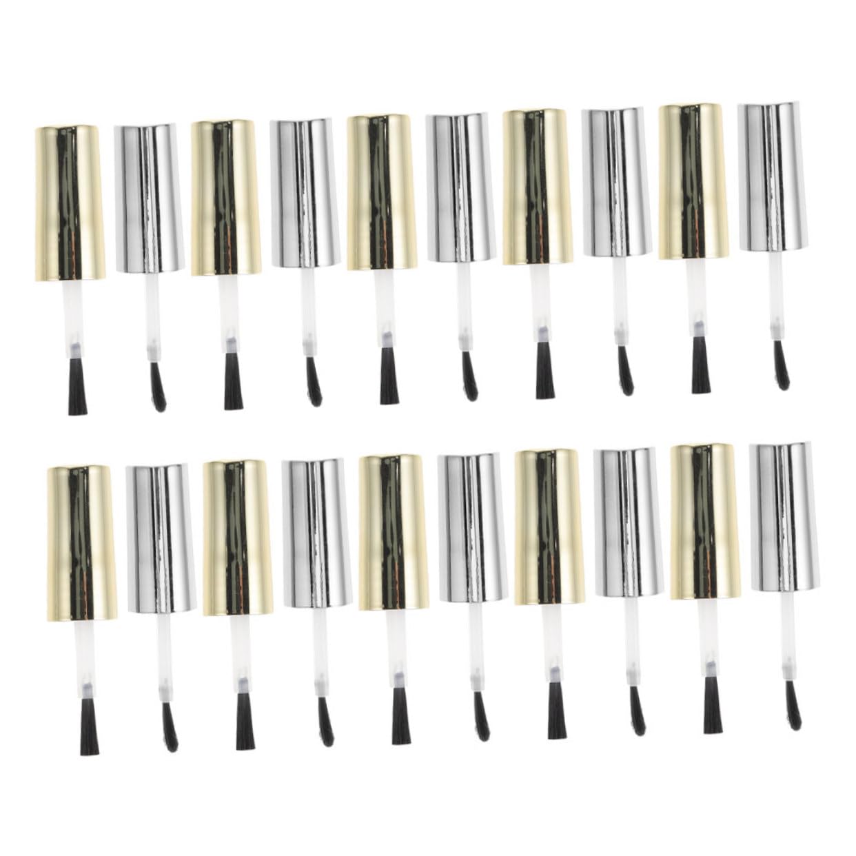 Beaupretty 80piezas De Esmalte Pinceles Para Botellas De Uñas Reemplazo De Accesorios Para Manicura y Nail Art