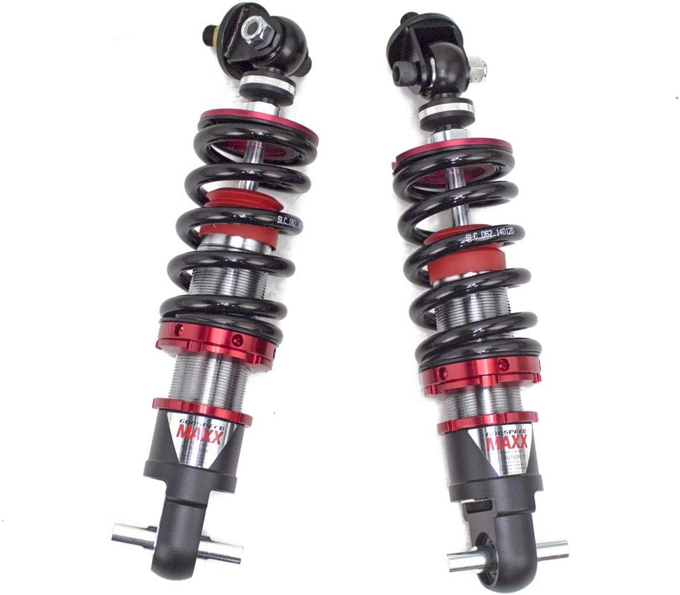 Godspeed MMX2107-A MAXX Coilovers Suspension Lowering Kit, Adjustable Ride Height with 40 Way Damping Setting, compatible with Chevy Corvette C6 2005-13