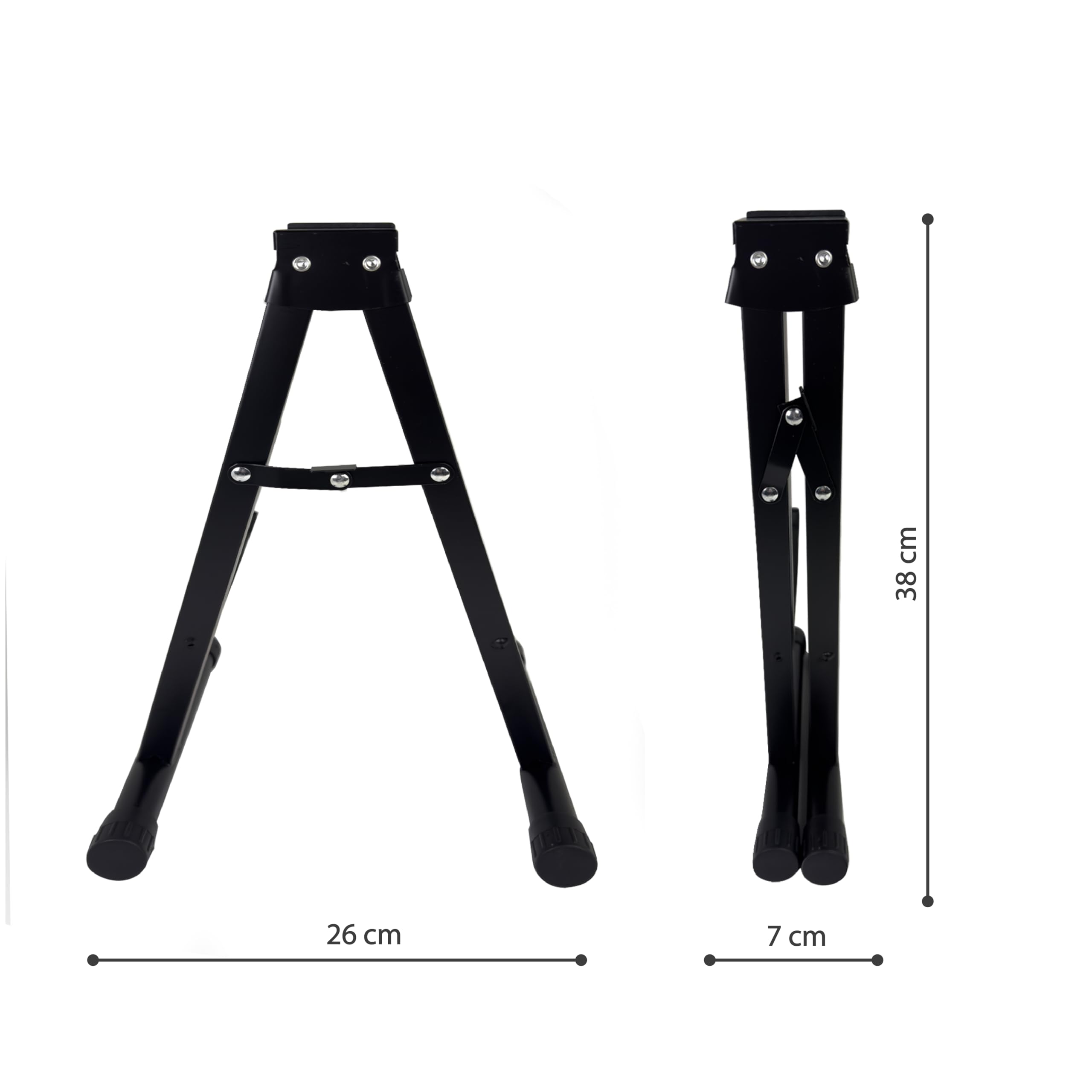 Faltbarer Gitarrenständer Aus Metall – Verstellbar Für Gitarre, Bass, Ukulele & Mehr