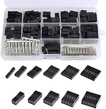 620pcs 2.54mm JST Crimp Pin Conector Pin Header Wire Jumper and Male Female Crimp Pins Kit