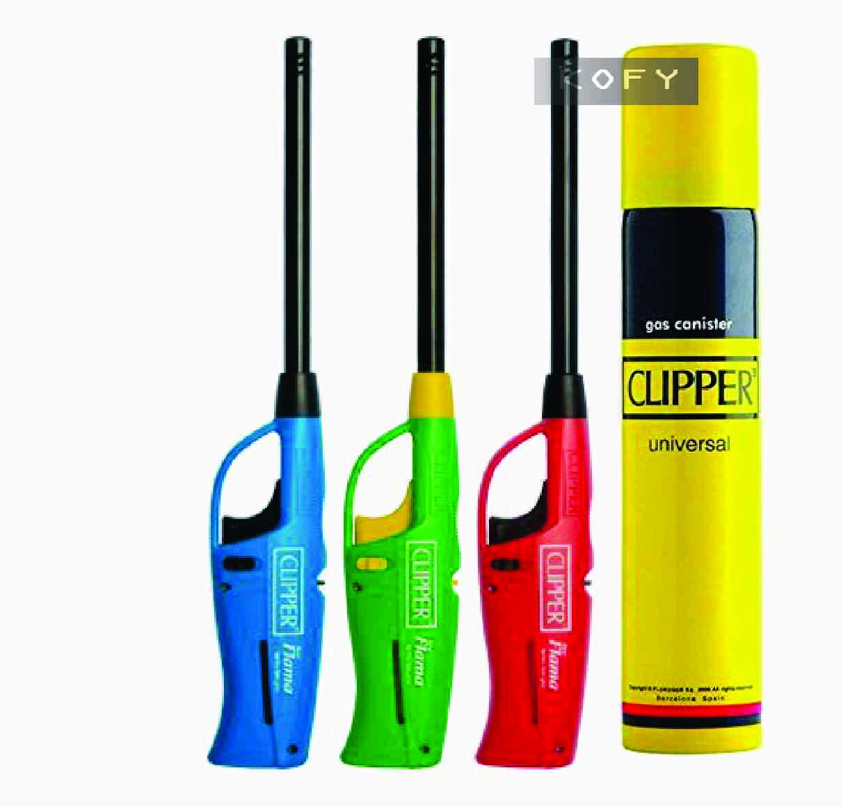 Kofy Clipper Lighter Value Set with 3 Pc Lighter and 100 Ml Gas Can