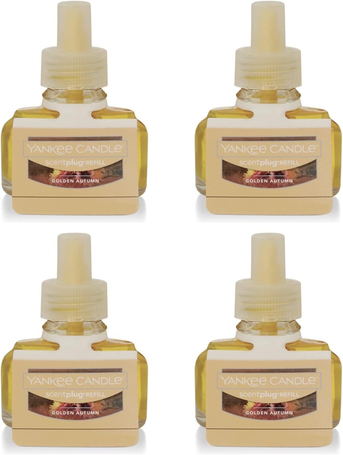 yankee candle Golden Autumn Scent Plug ins Set of 4. Each 0
