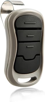 Garage Outlet Replacement 3 Button G3T-R Garage Door Remote Opener with Visor Clip for Genie-Intellicode 37330R, G3T-BX, GIT-3 ACSCTG Type 3 390/315 MHz