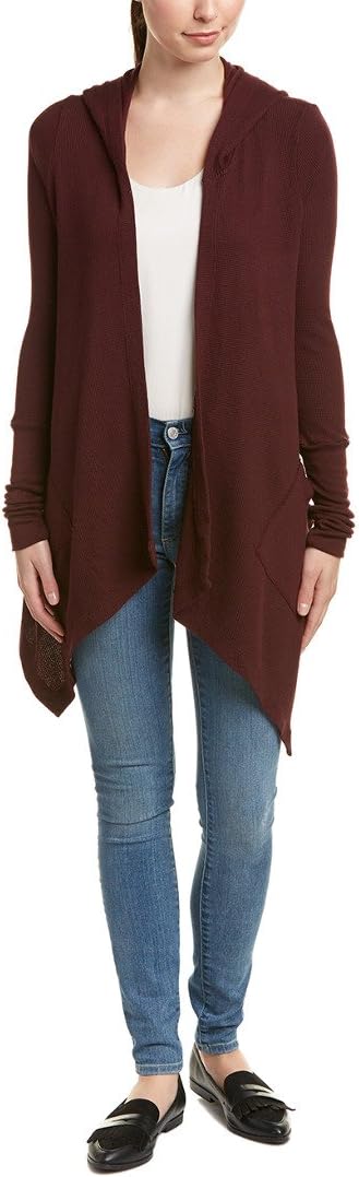 Splendid Women's Thermal Wrap Hooded Cardigan