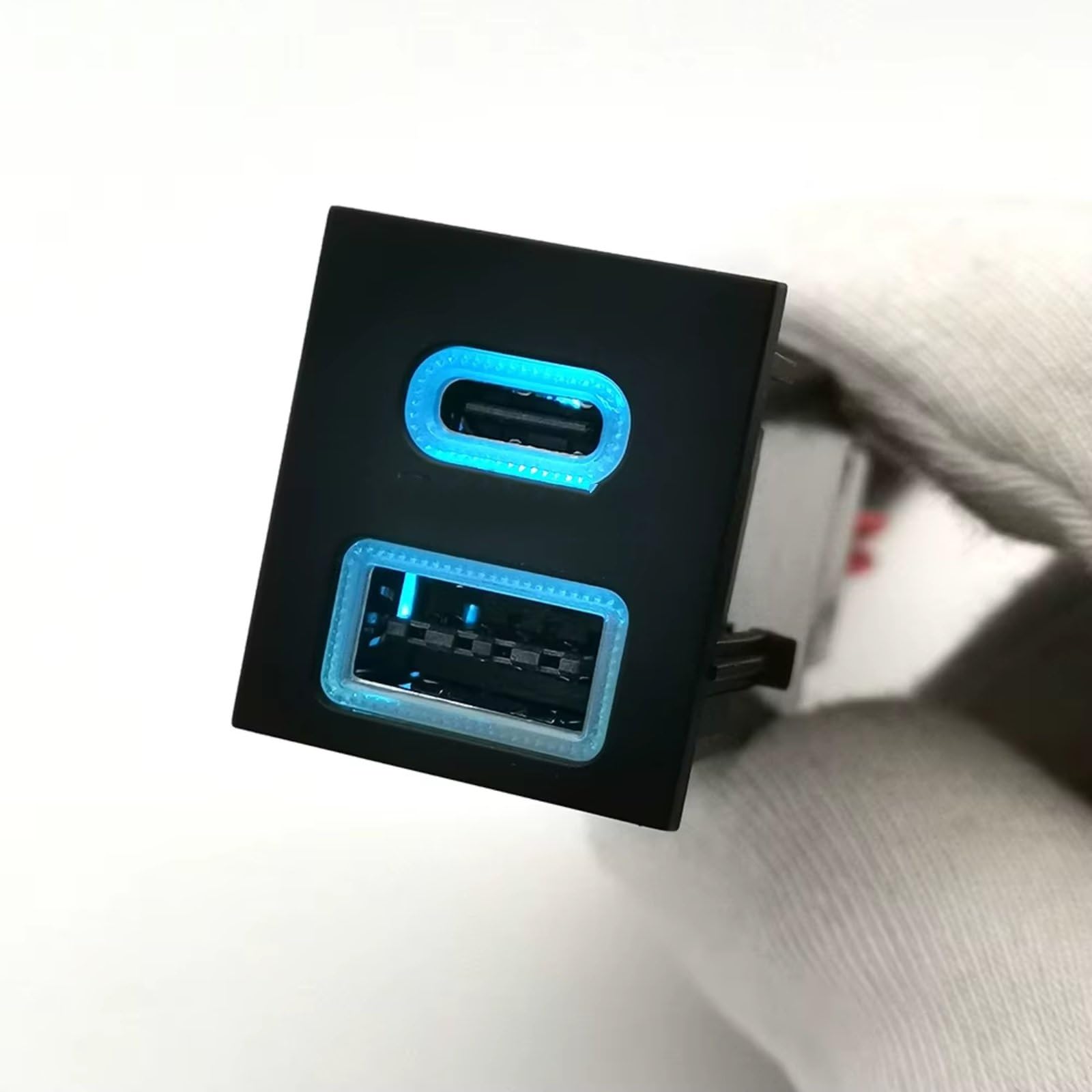 Centre Port USB Compatible Avec Toyota Pour RAV4 Pour Wildlander Voiture Double Pour TYPE C Pour Chargeur PD Charge Rapide QC3.0 Chargement Téléphone Interface USB AUX voiture