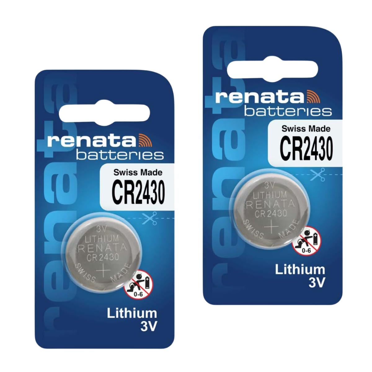 IMAGINEA Battery Compatible with Renata CR2430 Lithium Coin Cell 3V, Swiss Made Type C Battery Suitable for Key fobs, Scales Wearables & Medical Devices Fresh Stock (Pack of 2)