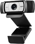 Logitech C930e 1080P HD Vidéo Webcam - 90-Degree Vue étendue, Microsoft Lync 2013 et Skype certifié - noir