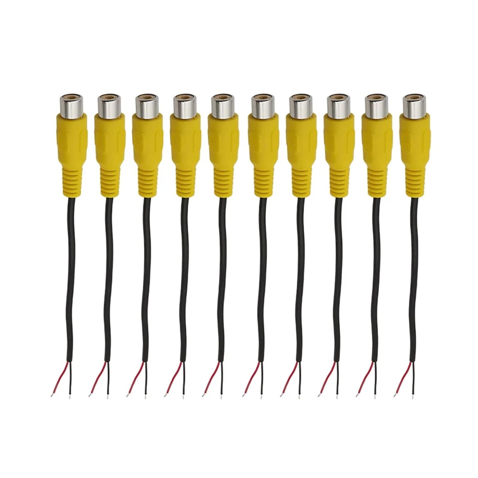 Câble RCA femelle vers fil nu pour remplacer un connecteur défectueux sans changer tout le système