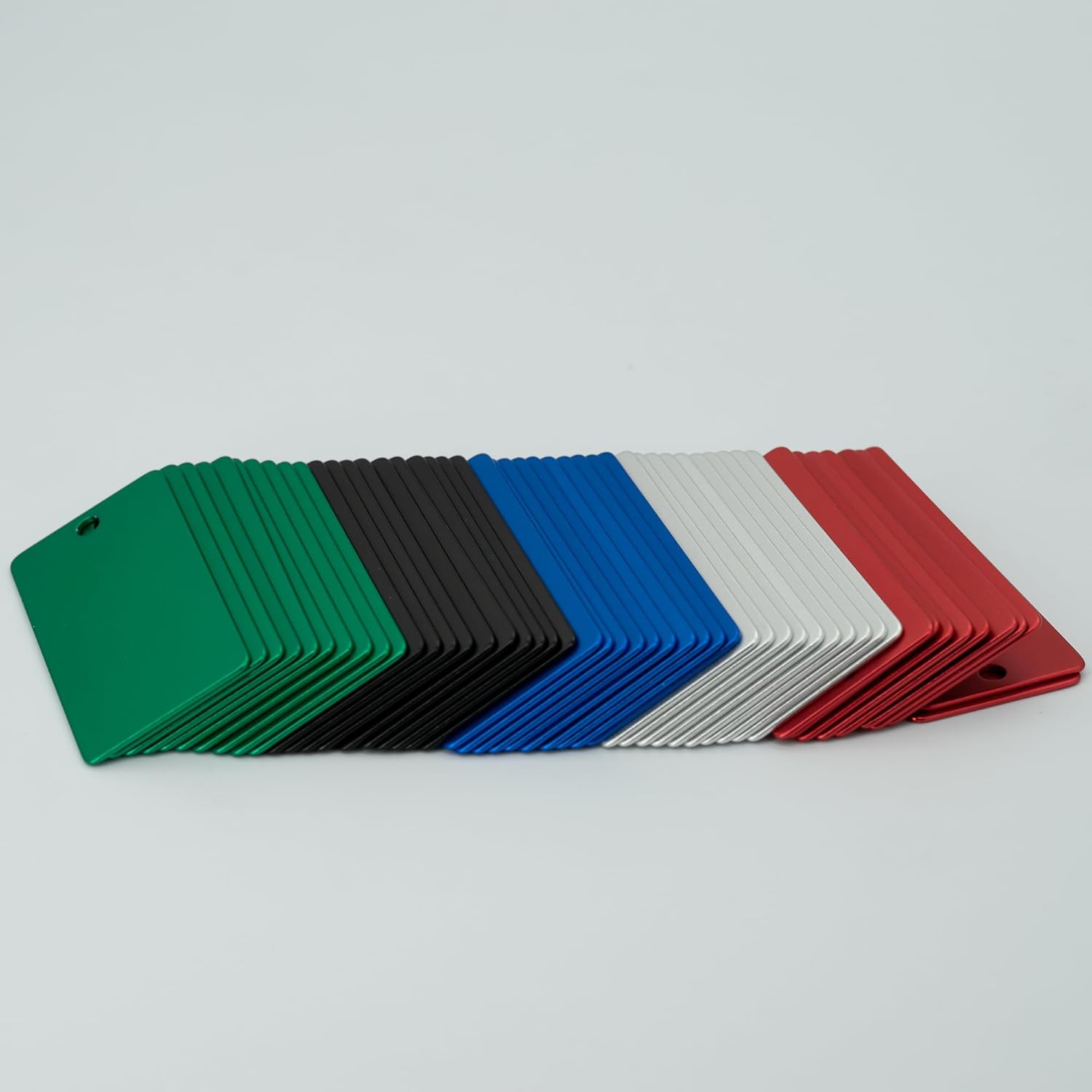 StayMax Anodized Aluminum Engraving Blanks 1x2 Inch 50 Pack (Red)