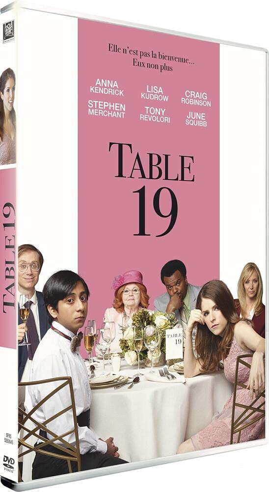 Table 19 DVD para solucionar el aburrimiento con una divertida película de comedia